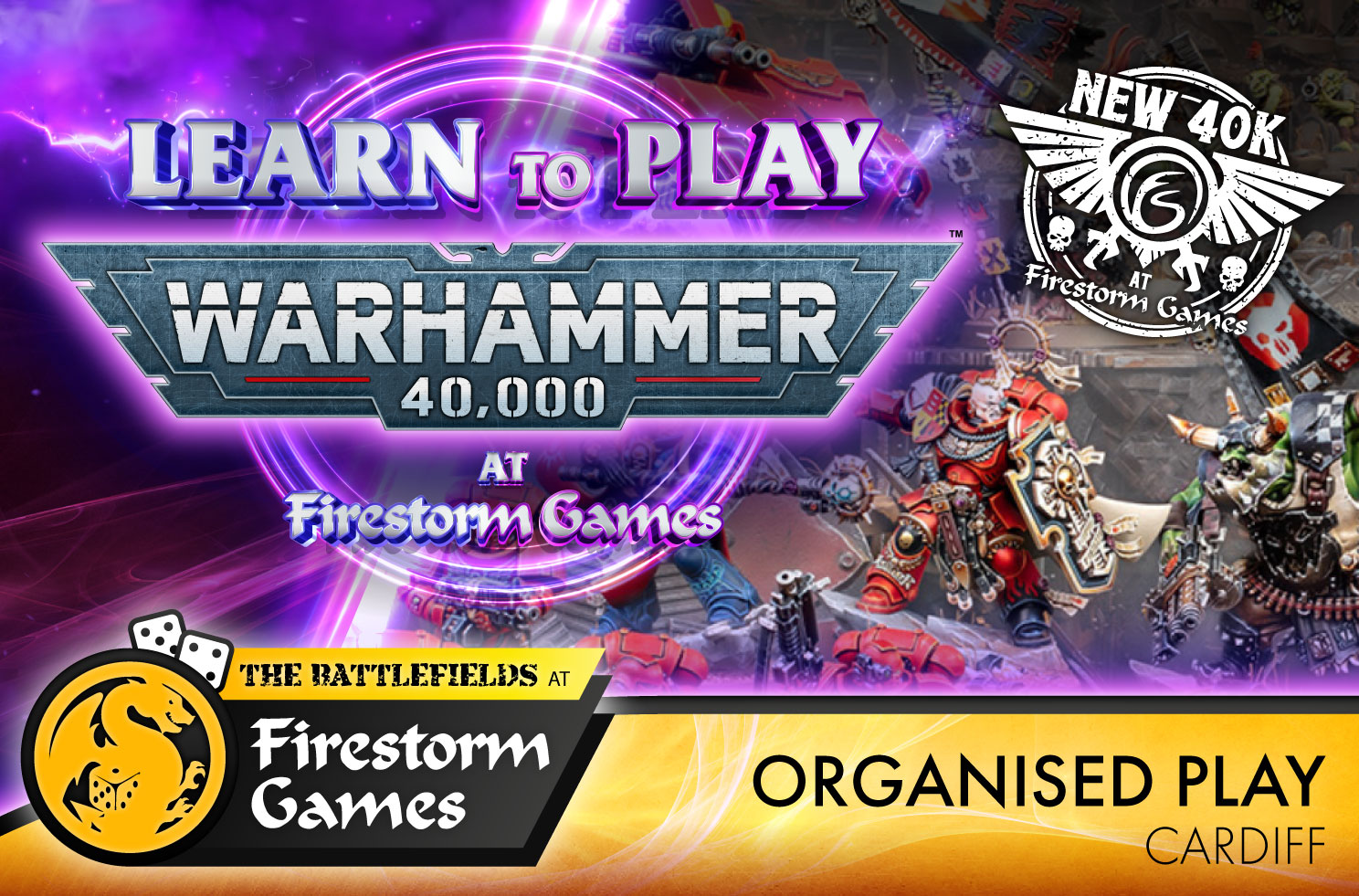 Learn to Play Warhammer 40,000 11th Edition Cardiff