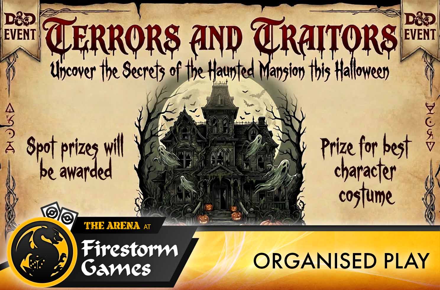 D&D Terrors and Traitors Halloween Event